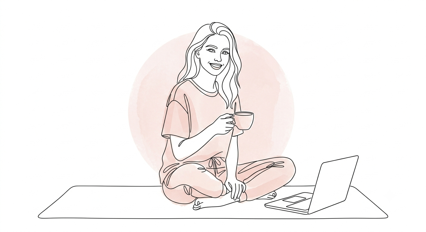 Woman sitting quietly, overwhelmed